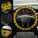 Sunflower Pattern Car Steering Wheel Cover