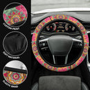 Mandalas Pattern Premium Car Steering Wheel Cover Nearkii