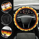 Rengoku Kyoxjuror Demon Slayer Anime Car Steering Wheel Cover 2 Nearkii