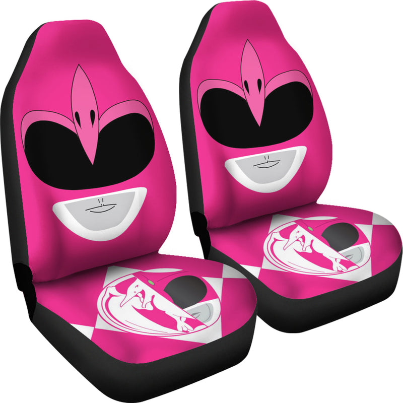 Mighty Morphin Power Rangers Pink Premium Custom Car Seat Covers Decor Protectors Nearkii