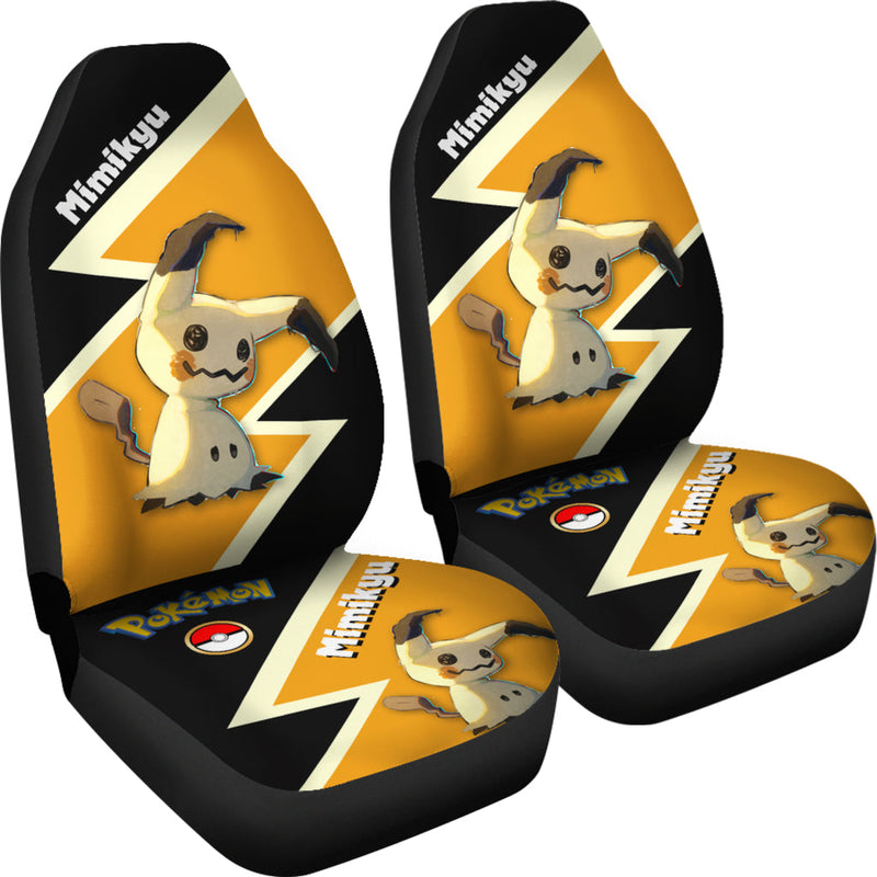 Mimikyu Pokemon Premium Custom Car Seat Covers Decor Protectors Nearkii
