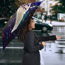 Fox Couple Love You To The Moon Galaxy Umbrella Nearkii