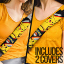 Pikachu car seat belt covers Anime Pokemon Custom Car Accessories Nearkii