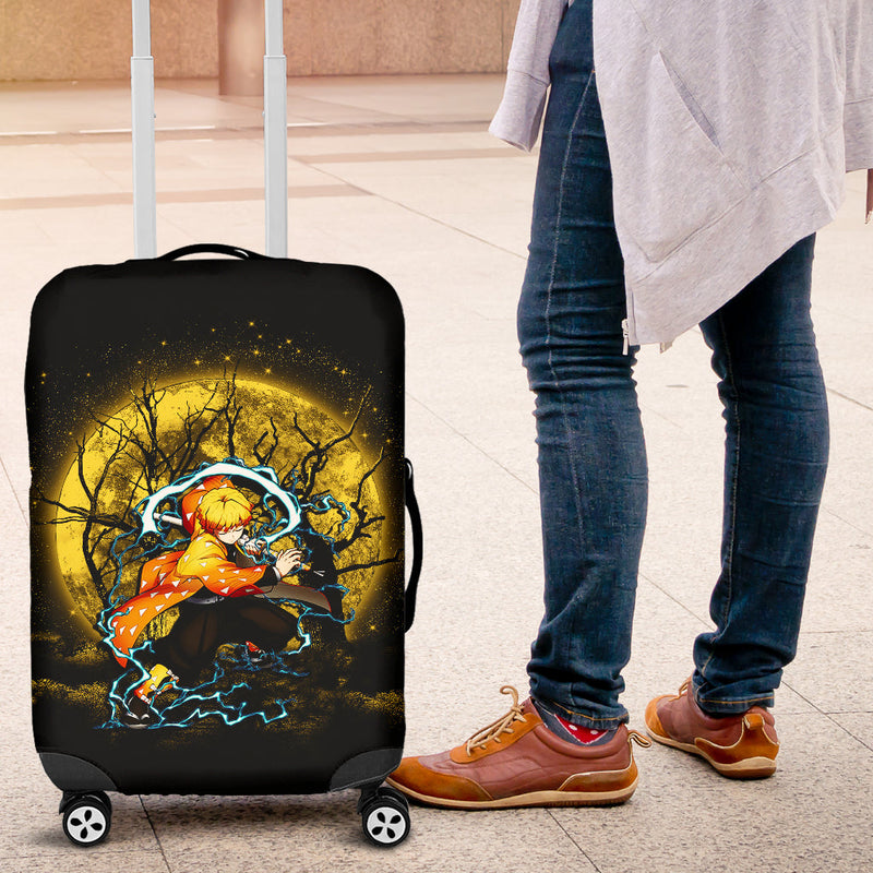 Zenitsu Demon Slayer Moonlight Luggage Cover Suitcase Protector Nearkii