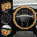 Book Yellow Background Premium Car Steering Wheel Cover Nearkii