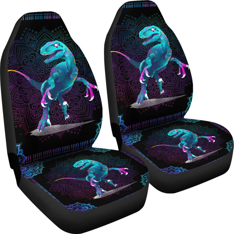 Dinosaur Mandala Car Seat Cover Nearkii