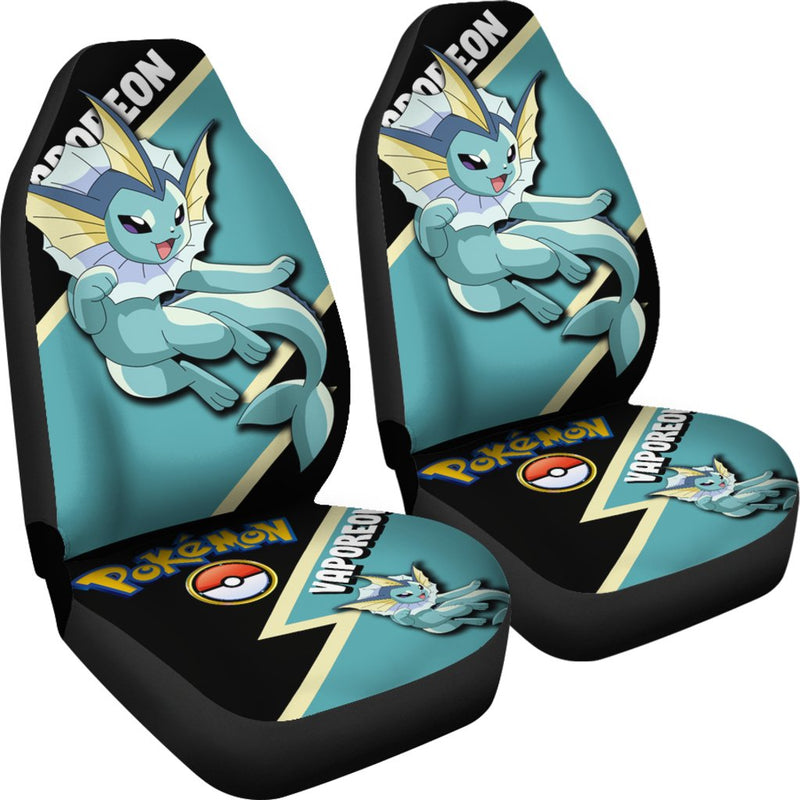 Vaporeon Car Seat Covers Custom Anime Pokemon Car Accessories Nearkii