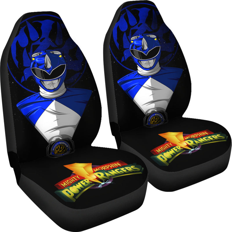 Blue New Mighty Morphin Power Rangers Premium Custom Car Seat Covers Decor Protectors Nearkii