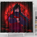 Uchiha Madara Anime Moonlight Shower Curtain Nearkii