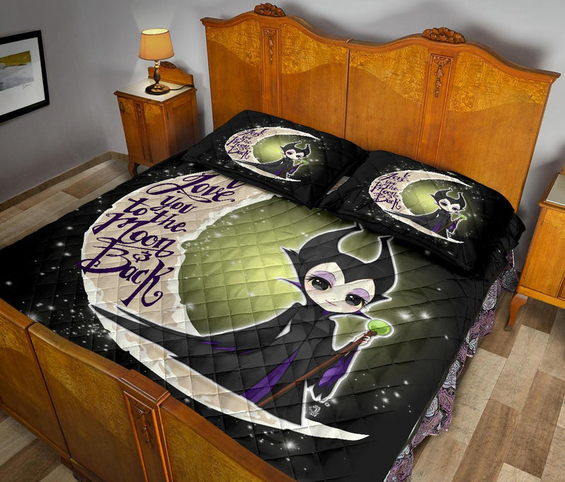 Maleficent To The Moon Quilt Bed Sets Nearkii