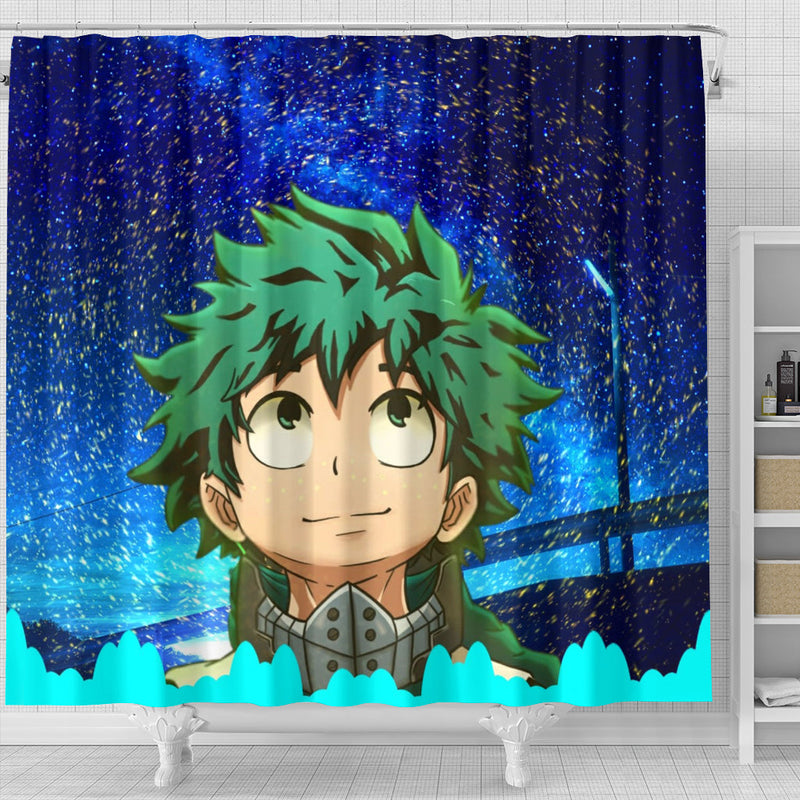 Deku Anime Shower Curtain Nearkii