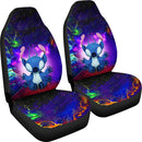 Stitch Yoga Love You To The Moon Galaxy Car Seat Covers