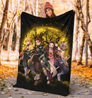 Moon Demonslayer Moonlight Premium Blanket Nearkii
