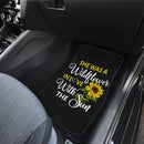 Sunflowers She Was A Wildflower Front And Back Car Mats (Set Of 4) Nearkii