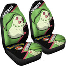 Chikorita Car Seat Covers Custom Anime Pokemon Car Accessories Nearkii