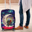 Jack And Sally Nightmare Before Christmas Love You To The Moon Galaxy Luggage Cover Suitcase Protector Nearkii