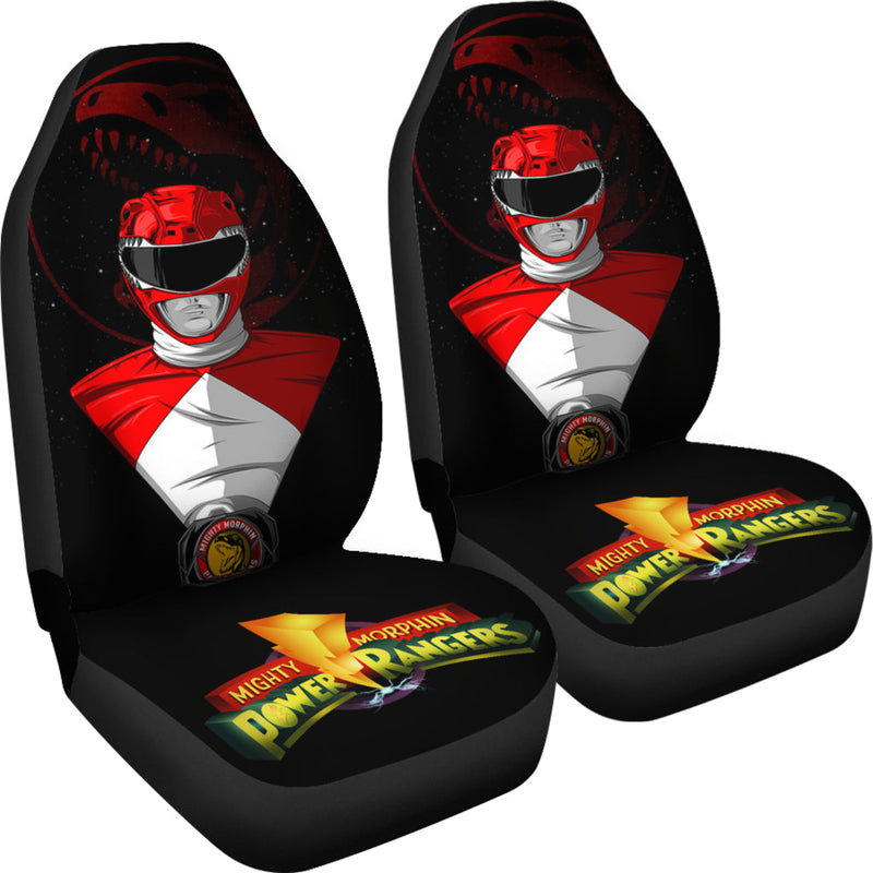 Red New Mighty Morphin Power Rangers Premium Custom Car Seat Covers Decor Protectors Nearkii