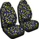 Best Abstract Pattern In Pixel Game Style Premium Custom Car Seat Covers Decor Protector Nearkii
