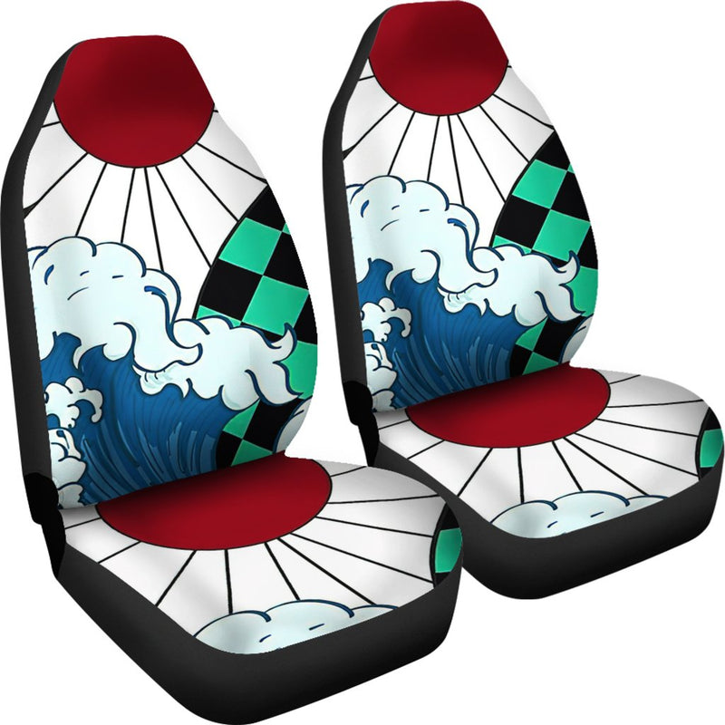 Demon Slayer Car Premium Custom Car Seat Covers Decor Protectors Nearkii