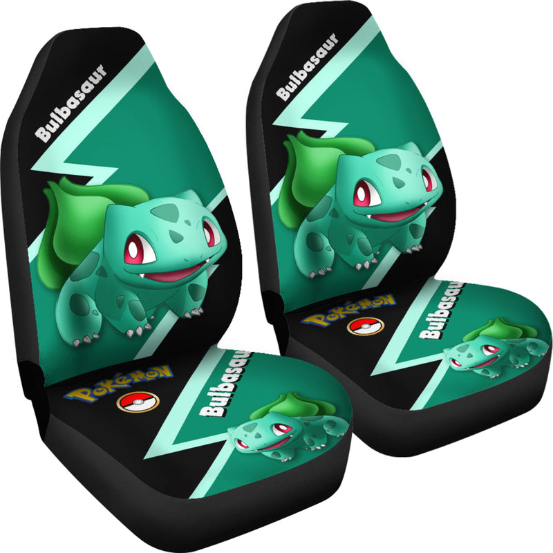 Bulbasaur Pokemon Premium Custom Car Seat Covers Decor Protectors Nearkii
