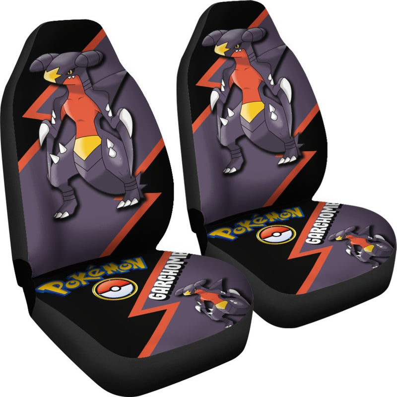 Garchomp Car Seat Covers Custom Anime Pokemon Car Accessories Nearkii