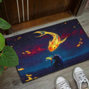 Cat Fish Catch The Moon Doormat Nearkii