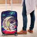 Astronaut Chibi Love You To The Moon Galaxy Luggage Cover Suitcase Protector Nearkii