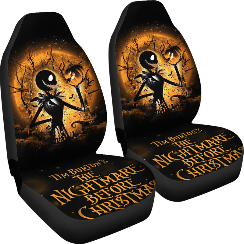 Jack Skellington Nightmare Before Christmas Premium Custom Car Seat Covers Decor Protectors Nearkii