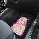 Zero Two Anime Darling In The Franxx Art Car Floor Mats Car Accessories Nearkii