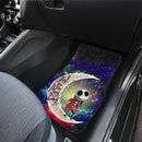 Jack Skellington Nightmare Before Christmas Love You To The Moon Galaxy Car Mats Nearkii