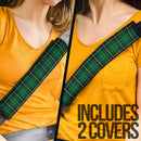 Caro Green Black Premium Custom Car Seat Belt Covers Nearkii