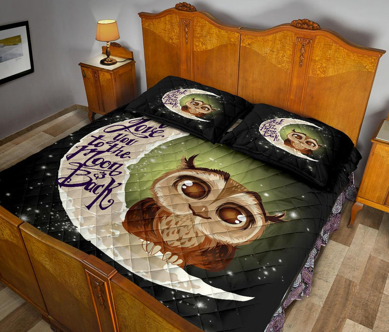 Owl To The Moon Quilt Bed Sets Nearkii