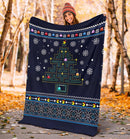 Pacman Ugly Christmas Custom Blanket Home Decor Nearkii