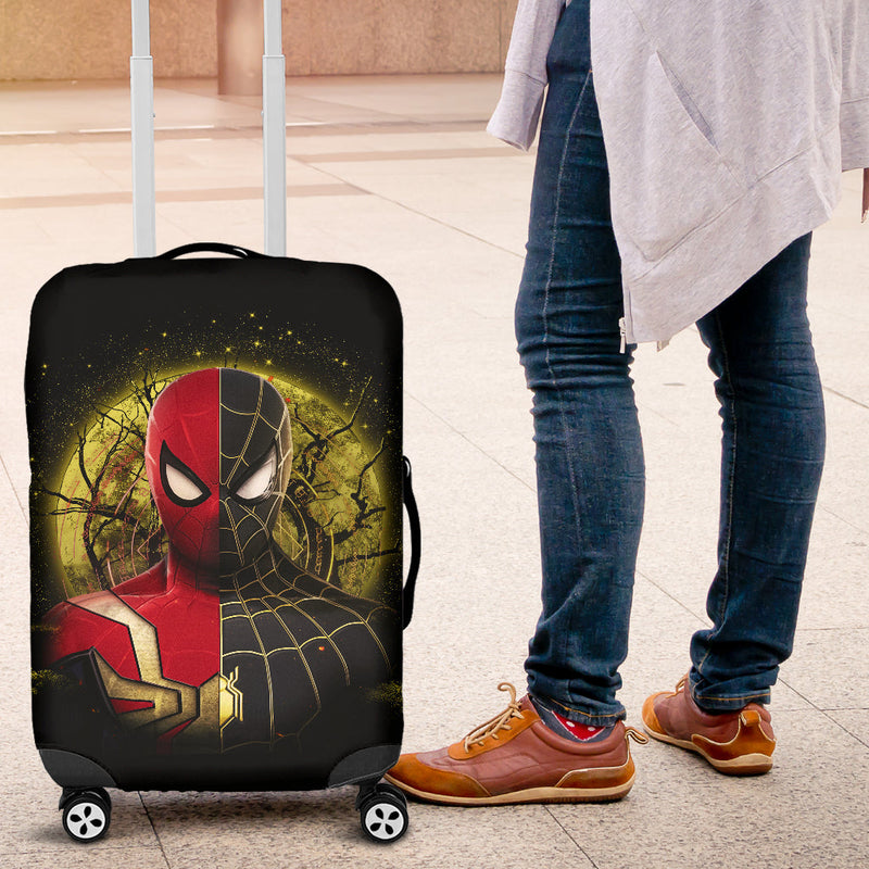 Spiderman Black Suit No Way Home Moonlight Luggage Cover Suitcase Protector Nearkii