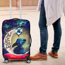 Stitch Love You To The Moon Galaxy Luggage Cover Suitcase Protector Nearkii