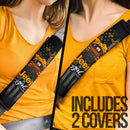 Halloween American Flag Orange Jeep Girl Car Seat Belt Cover Custom Car Accessories Nearkii