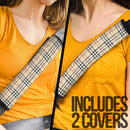 Caro Cream Premium Custom Car Seat Belt Covers Nearkii