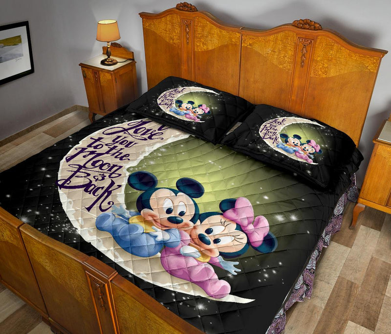 Mice Couple To The Moon Quilt Bed Sets Nearkii