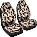 Best Painting Cheetah Print Premium Custom Car Seat Covers Decor Protector Nearkii