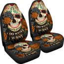 Skull Mandala I Do What I Want Car Seat Cover Nearkii