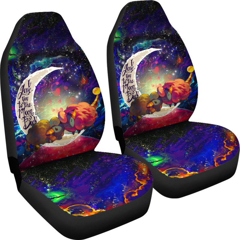 Mareep Pokemon Love You To The Moon Galaxy Premium Custom Car Seat Covers Decor Protectors Nearkii
