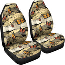 Best Painting Butterfly Art Premium Custom Car Seat Covers Decor Protector Nearkii