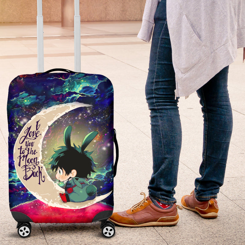 Deku My Hero Academia Anime Love You To The Moon Galaxy Luggage Cover Suitcase Protector Nearkii