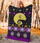 Jack Skellington Ugly Christmas Custom Blanket Home Decor Nearkii