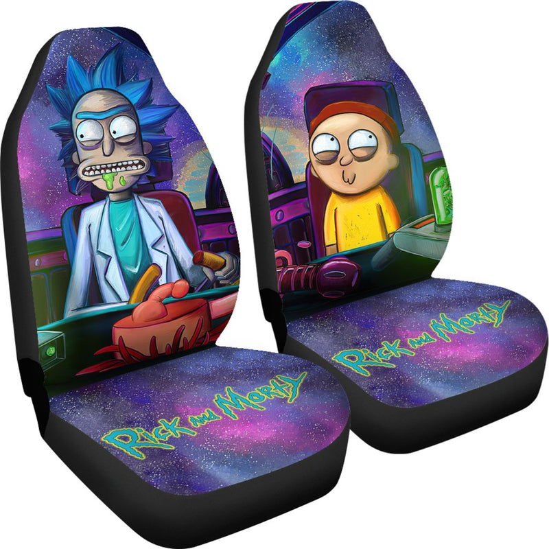 Rick and Morty Car Premium Custom Car Seat Covers Decor Protectors Nearkii