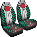 Demon Slayer Tanjiro Kamado Pattern Premium Custom Car Seat Covers Decor Protectors Nearkii