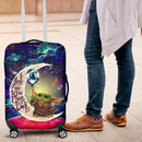Baby Yoda Love You To The Moon Galaxy Luggage Cover Suitcase Protector Nearkii