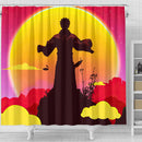 Jujutsu Kaisen Sukuna Shower Curtain Nearkii
