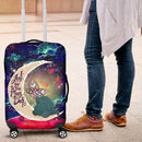 Godzilla Love Love You To The Moon Galaxy Luggage Cover Suitcase Protector Nearkii
