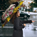 Cute Sloth Sunflower Zipper Umbrella Nearkii